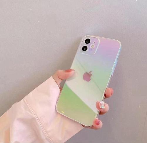 İphone 14 Plus Gökkuşağı Rainbow Kapak