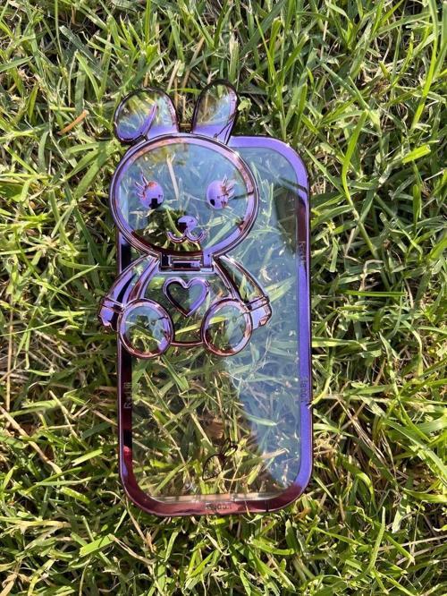 İphone 14 Plus Stantlı Rabbit Silikon Kapak