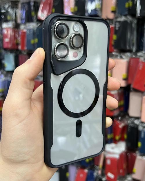 İphone 15 Pro Max T-Max MagSafe Uyumlu Siyah Silikon Kılıf