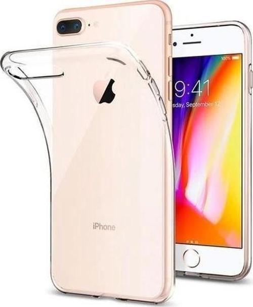 İphone 7-8 Esnek Şeffaf Silikon Cep Telefonu Kılıfı