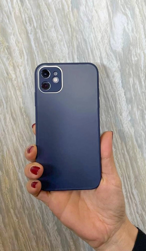 İphone 7-8 Plus Parlak Cam Kamera Korumalı Telefon Kılıfı
