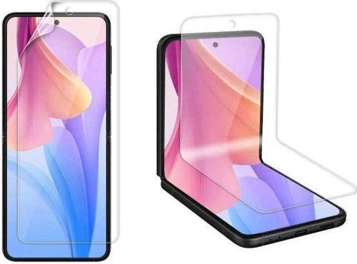 Samsung Z Flip 4 ile Uyumlu Ön & Arka Full Body Esnek Nano Çizilmez Ekran Koruyucu