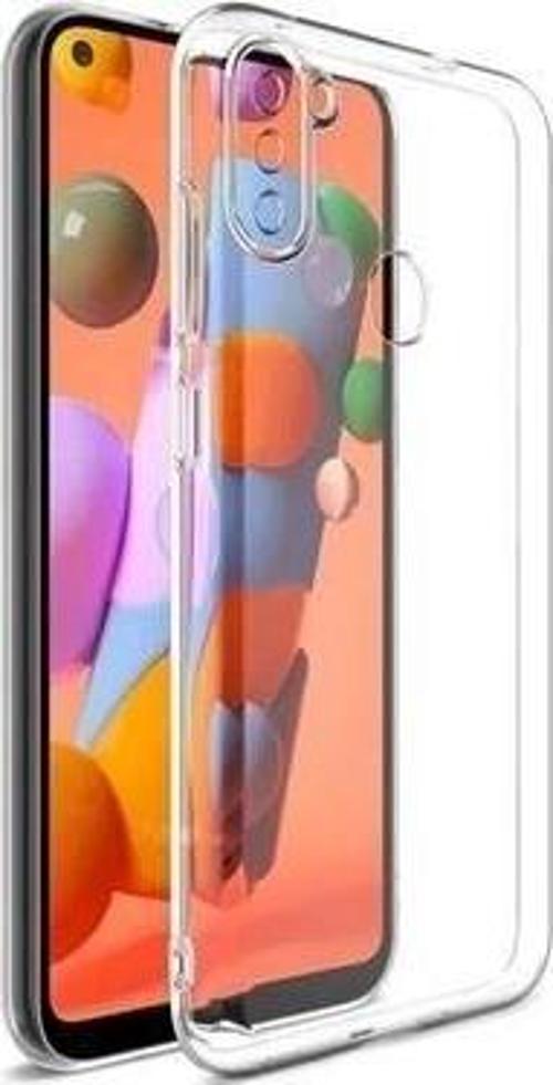 Samsung Galaxy A11 Tıpalı Kamera Korumalı Silikon Kılıf