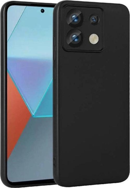 Xiaomi Redmi Note 13 5G Premier Siyah Silikon Kılıf