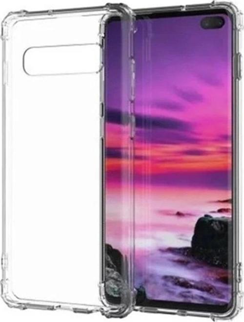Samsung Galaxy S10 Anti Crash Şeffaf Silikon Kılıf