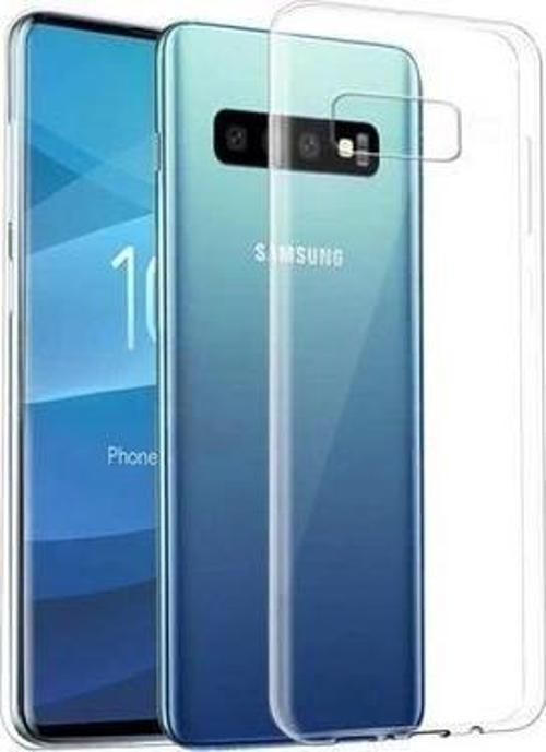 Samsung Galaxy S10 Lite Şeffaf Tıpalı Kamera Korumalı Silikon Kılıf