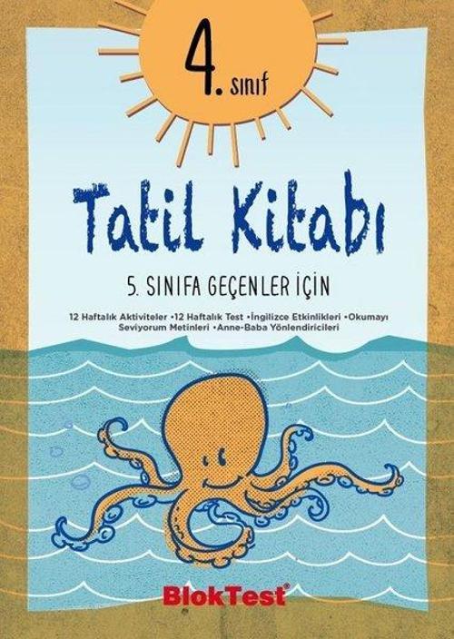 4.Sınıf Tatil Kitabı-5.Sınıfa Geçenler için
