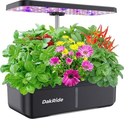 Hidroponik Yetiştirme Sistemi 12 Bakla, 36W Tam Spektrum LED Yetiştirme Işığı