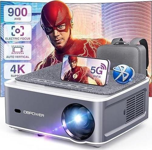 5G WiFi Bluetooth Projektör 1080P HD 4k Destekli, HDMI+USB/VGA