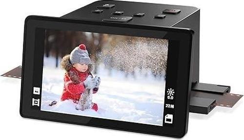 5 inç LCD Dijital Film ve Slayt Tarayıcı 22MP