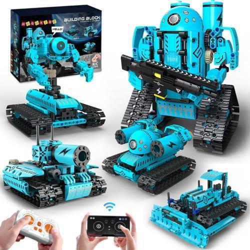RC Robot Yapım Seti - APP ve Uzaktan Kumandalı Şarj Edilebilir