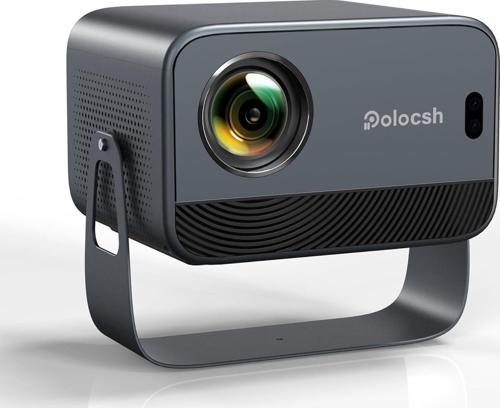 Akıllı Projektör, WiFi ve Bluetooth özellikli Yerel 1080P Projektör 600 ANSI