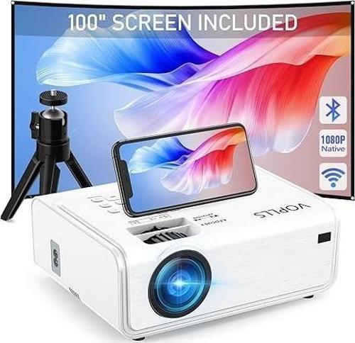 WiFi ve Bluetooth özellikli Projektör 1080P 4k Destekli PS5/IOS/Android
