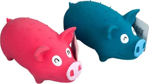 Latex Domuz Köpek Oyuncağı Sesli 21cm x 10 cm 1 Adet