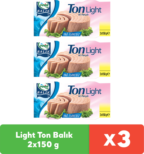 Light Ton Balık 2x150 g x 3 Adet
