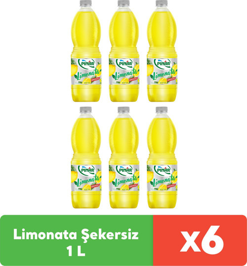 Limonata Şekersiz 1 L x 6 adet