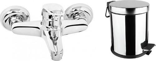 Banyo Bataryası 5 lt Çöp Kovası Banyo Seti
