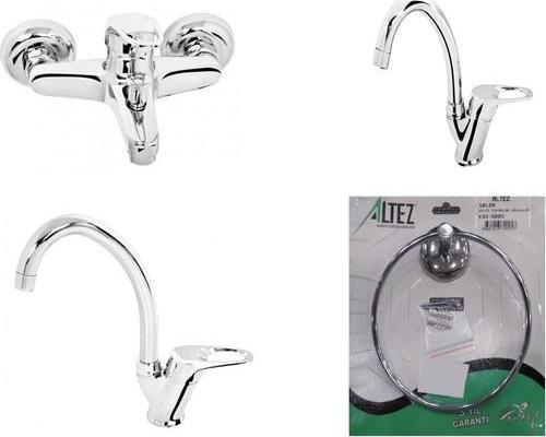 Batarya Seti Banyo Eviye Lavabo Havluluk