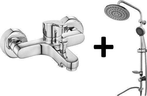 Eca Spil Banyo Bataryası Tema Rain Tondo Tepe Duş Seti