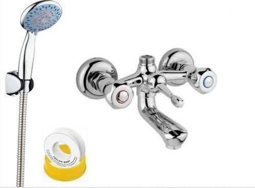 Klasik Çevirmeli Banyo Bataryası Duş Takımı Teflon Bant
