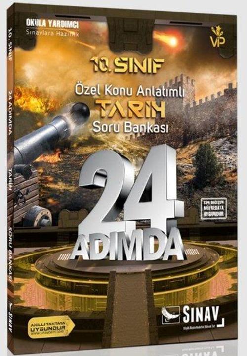 Sınav 10.Sınıf Tarih 24 Adımda Özel Konu Anlatımlı Soru Bankası