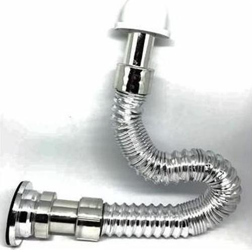 Krom Körüklü Lavabo Eviye Sifonu Adaptör Conta 2 Adet