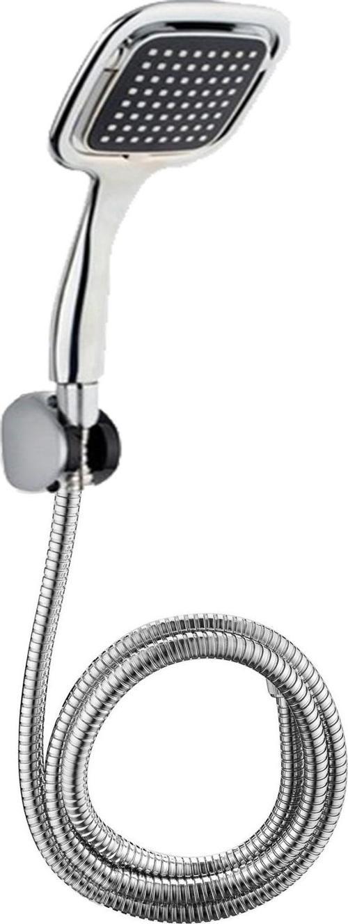 Siyah Kare Banyo Duş Seti