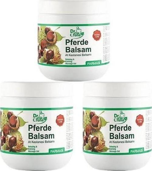 Dr.cevdet Tuna At Kestanesi Balsamı Masaj Jeli 500 ml 3'lü