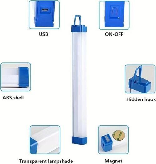 Şarjlı, 52 Cm,  20 Watt, Acil Yardım Modlu, Dimli, Tekne, Çadır, Tezgah Altı, Dolap İçi Armatür