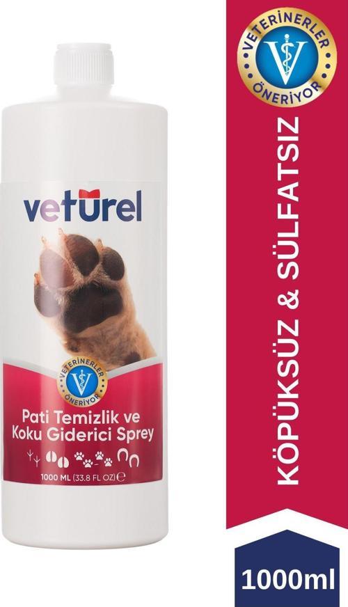 köpek Pati Temizleme Veturel Pati Temizleyici Koku Giderici Kir Enfeksiyon Tüy Bakım Spreyi Refill