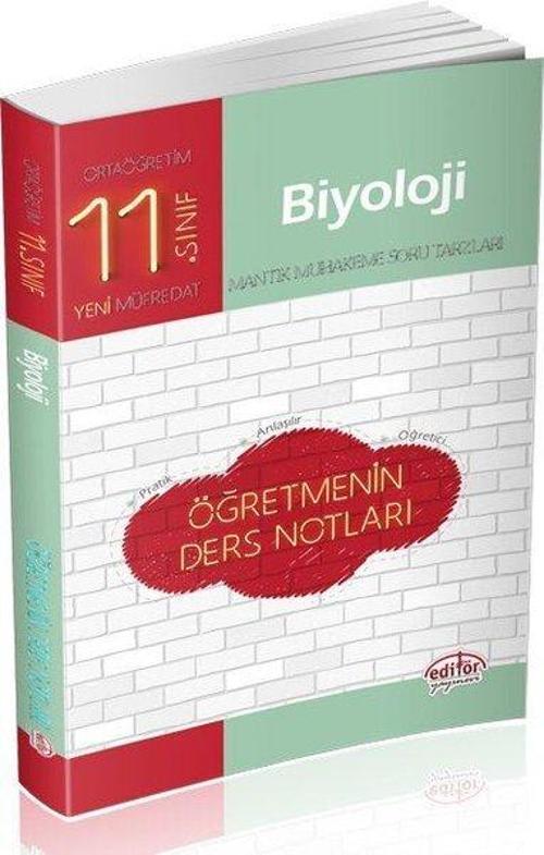 Editör 11.Sınıf Biyoloji Öğretmenin Ders Notları