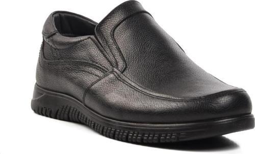 7019 Siyah Hakiki Deri Erkek Günlük Ayakkabı