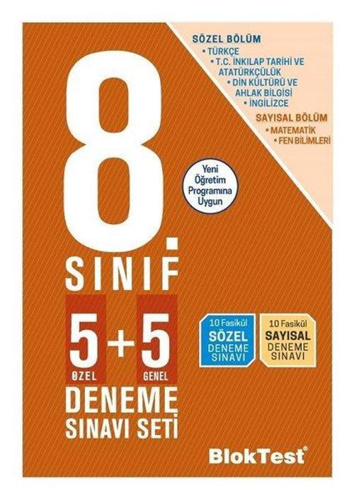 8.Sınıf Deneme Sınavı Seti 5+5