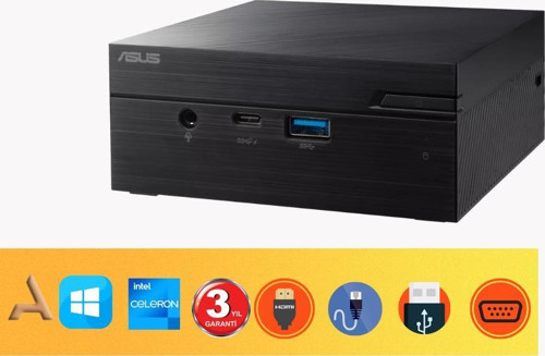 Celeron Dc N4500 4GB 128 SSD O/B - HDMI - Com Port Mini Pc W11Pro PN41-BBC029MC049