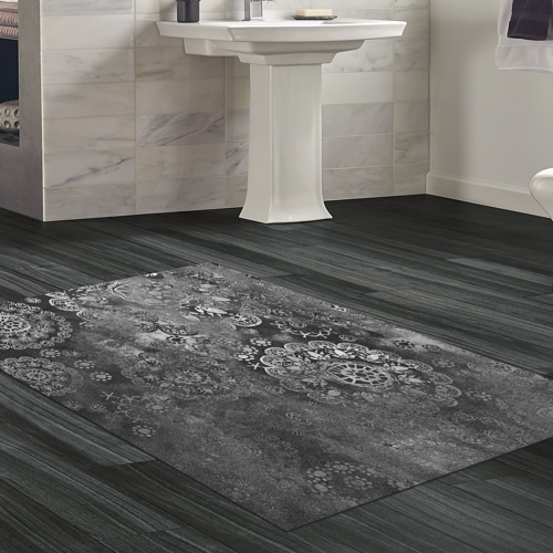 Kaymaz Taban Djt Banyo Halısı Yıldız Deri Modern 1999 Gri