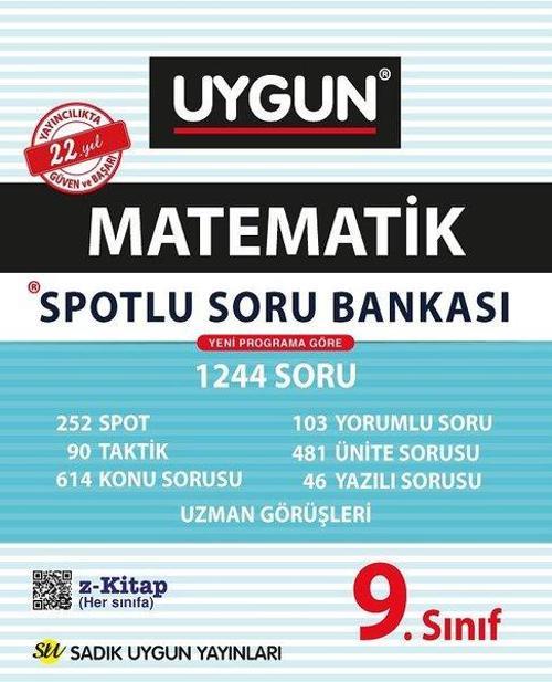 9.Sınıf Spotlu Matematik Soru Bankası