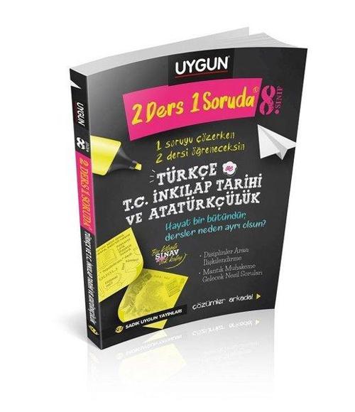 8.Sınıf 2 Ders 1 Soruda Türkçe Ve T.C. İnkılap Tarihi Ve Atatürkçülük 8. Sınıf