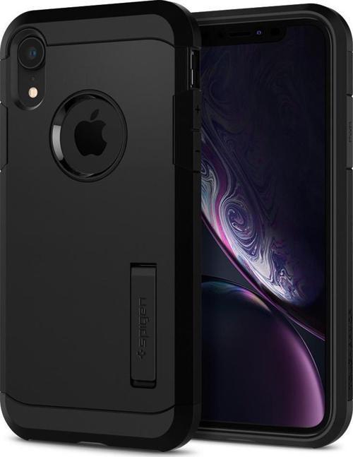 iPhone XR ile Uyumlu Kılıf Tough Armor Black