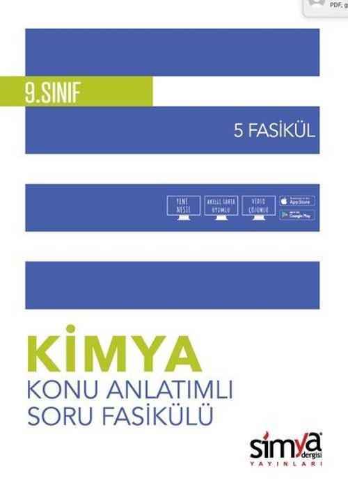 9. Sınıf Kimya Konu Özetli Soru Fasikülü - 5 Adet