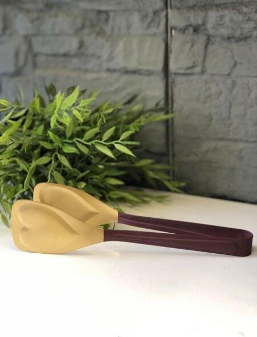 Kek Çelik Maşa Mat Altın Mor