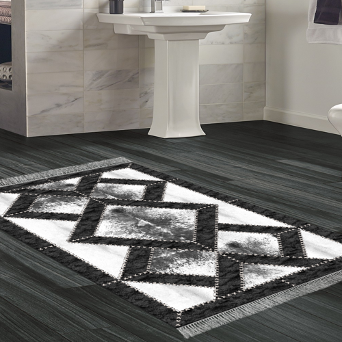 Kaymaz Taban Djt Banyo Halısı Trend Saçaklı Modern 722 Kahve