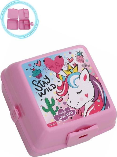 Stay Wild Unicorn Beslenme Kabı - Unicorn Yemek Kabı, Unicorn Beslenme Kutusu