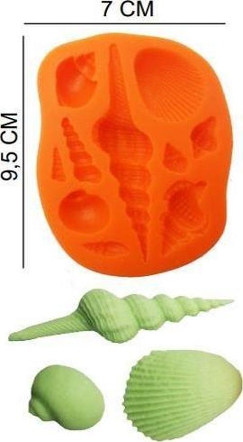 ŞEKER HAMUR KALIBI SİLİKON DENİZ KABUKLARI 7*9,5 CM