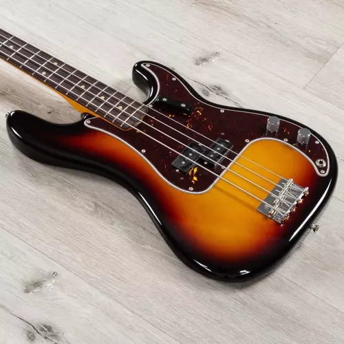 Fender American Vintage Iı 1960 Precision Bass Gülağacı Klavye 3-color Sunburst Bas Gitar