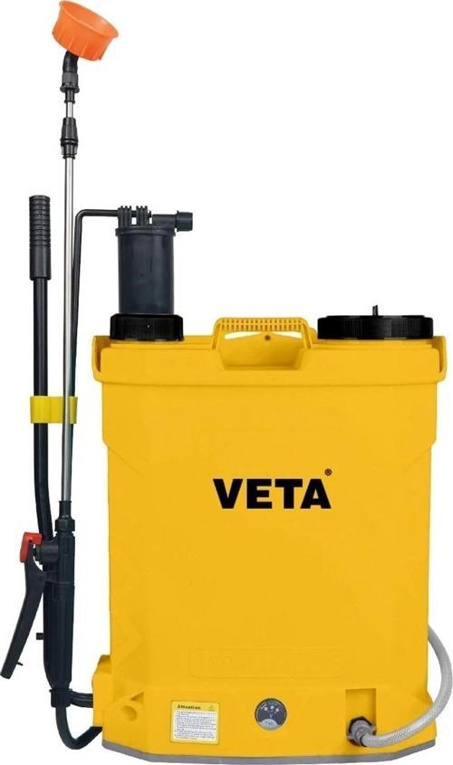 VETA16AL Şarjlı ve Kollu Sırt Tipi İlaçlama Pompası 16 Lt