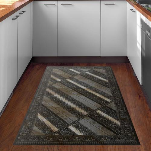 Kaymaz Taban Djt Mutfak Halısı Trend Modern 731 Kahve