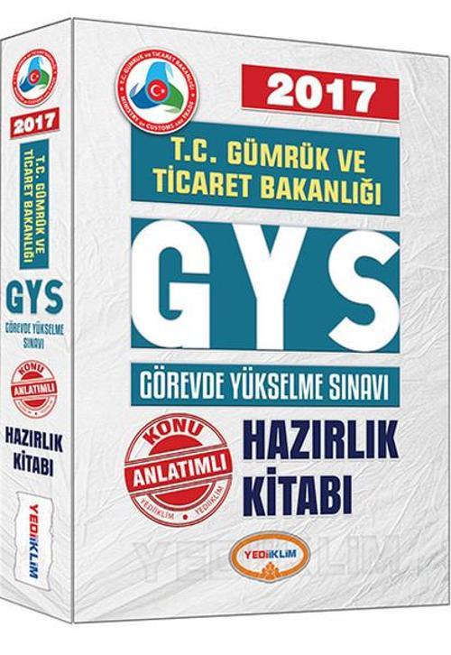 T.C. Gümrük ve Ticaret Bakanlığı  GYS Hazırlık Kitabı 2017