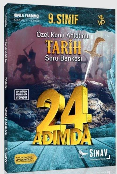Sınav 9.Sınıf Tarih 24 Adımda Özel Konu Anlatımlı Soru Bankası