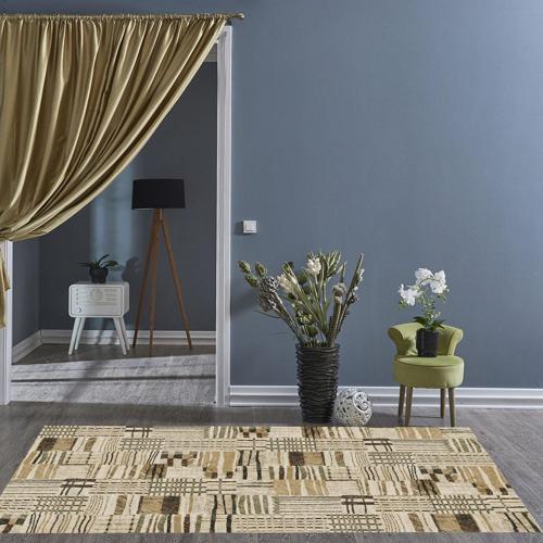 Kaymaz Taban Djt Salon Halısı Trend Modern 1937 Renkli