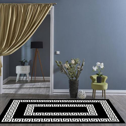 Kaymaz Taban Djt Salon Halısı Trend Modern 650M Siyah